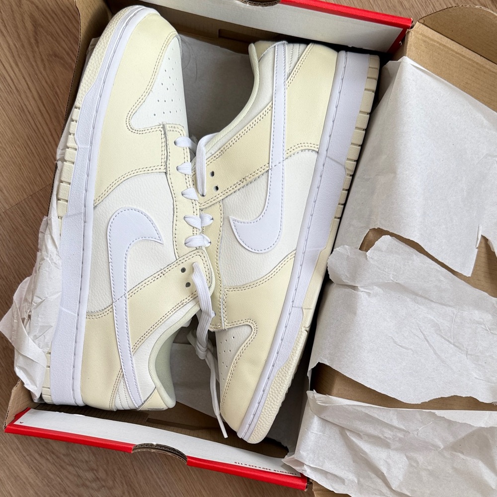 Nike Men’s Dunk Low - Cream & White